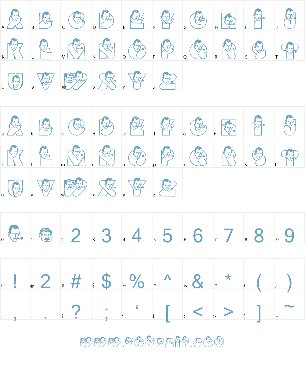 JMH Sherlock Watson S Font Character